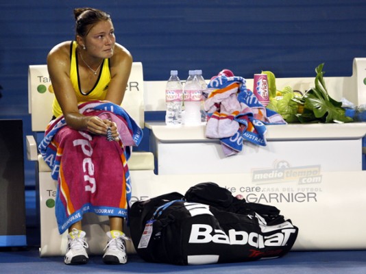 Una triste postal de la subcampeona.