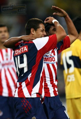';Venado'; y ';Chicharito'; realizaron una muy buena jugada para anotar el último gol del Rebaño.