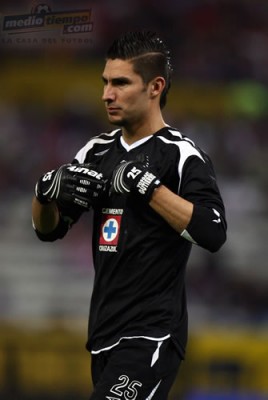 Yosgart Gutiérrez, portero de la Máquina Celeste de Cruz Azul.