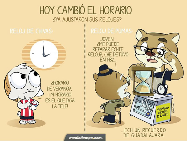 Cambio de horario