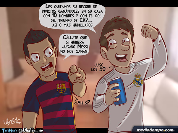 ¡Saludos! ¿Y Messi?