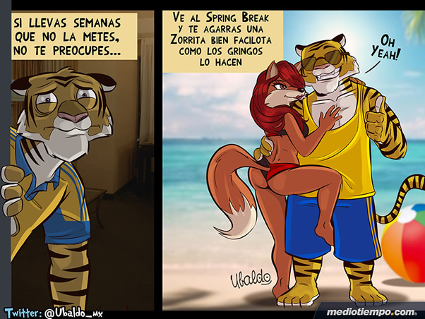 Tigres en vacaciones de Primavera
