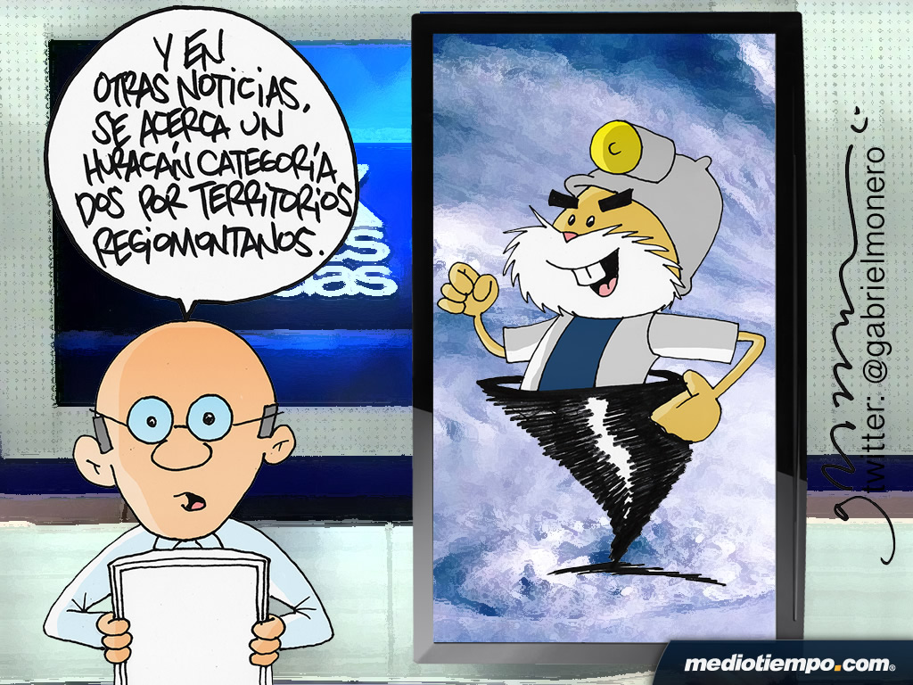 Se acerca un huracán