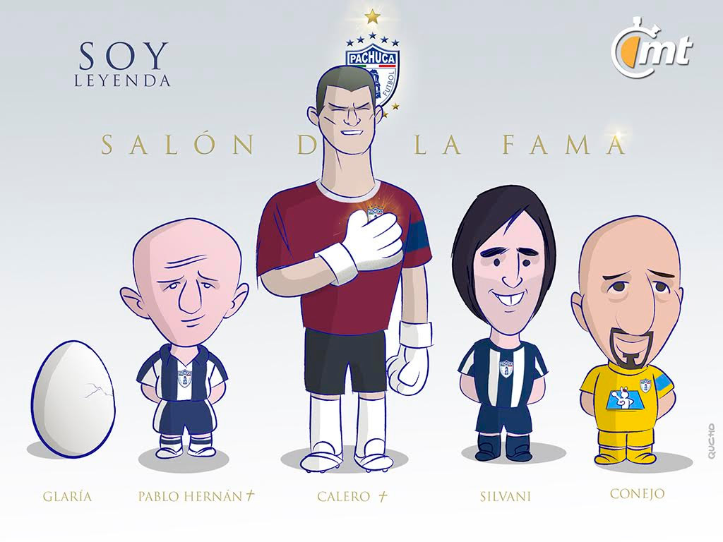 Soy leyenda, Tuzos en el Salón de la Fama