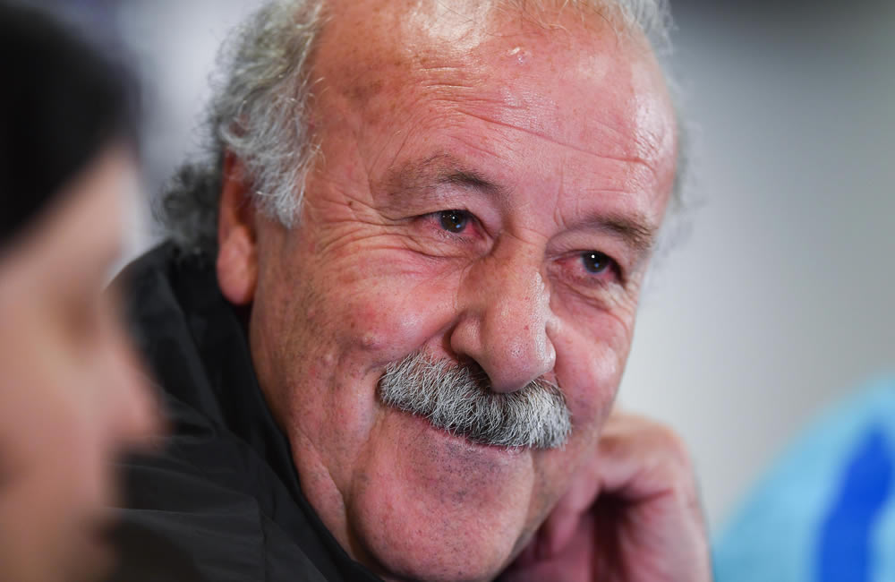 Del Bosque, satisfecho con el trabajo de su equipo hasta el momento. 