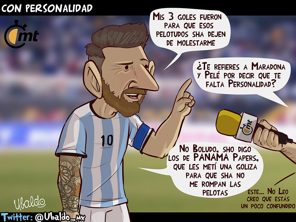 Messi con Personalidad