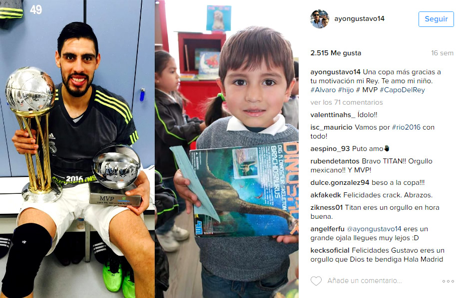 Deportistas celebran Día del Padre