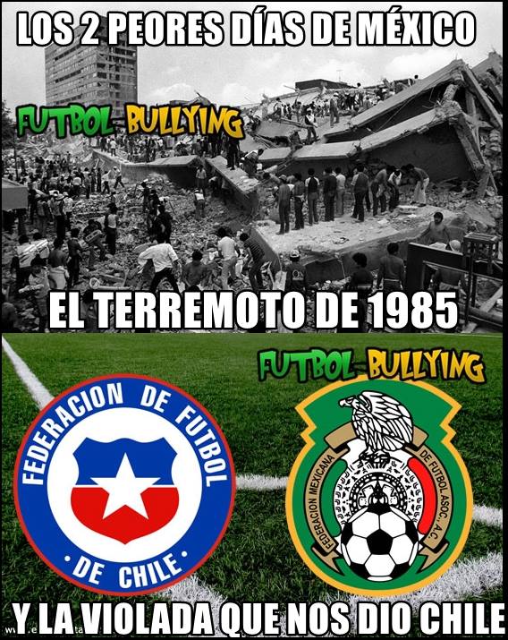 Los memes se dan gusto con la patética noche de México contra Chile.