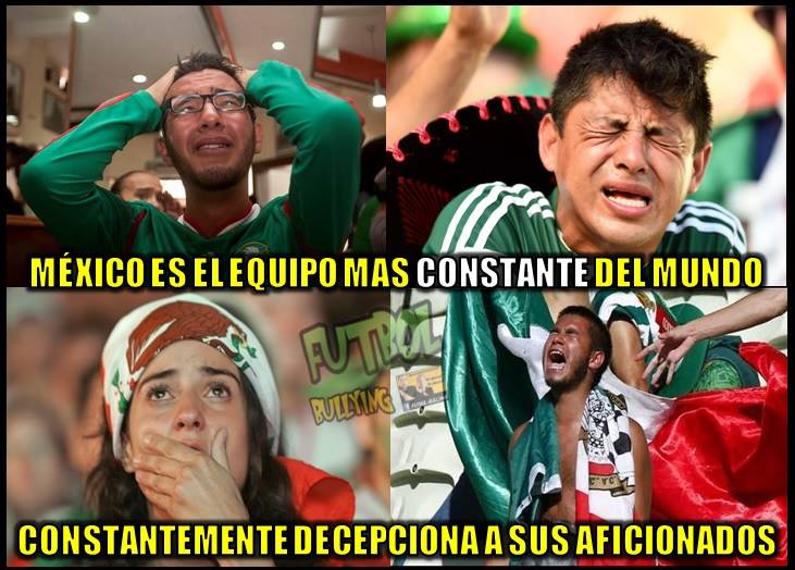 Los memes se dan gusto con la patética noche de México contra Chile.