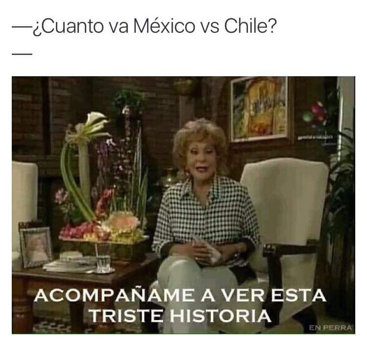 Los memes se dan gusto con la patética noche de México contra Chile.