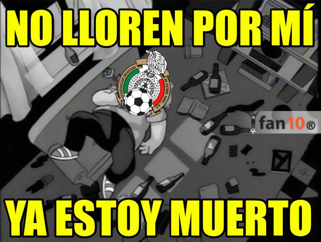Los memes se dan gusto con la patética noche de México contra Chile.
