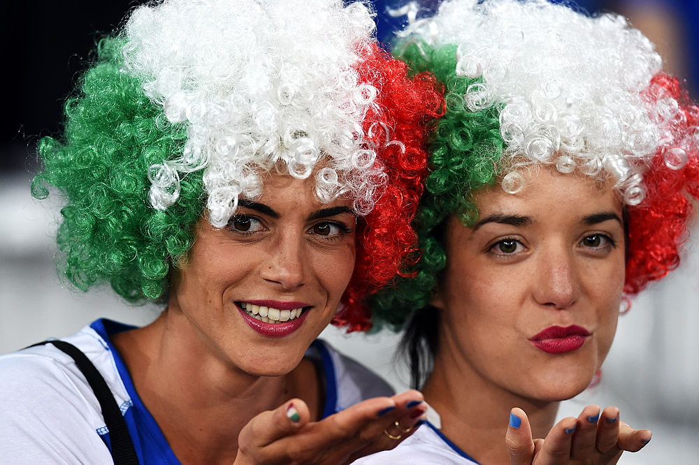 Chicas de la Eurocopa de Francia 2016.