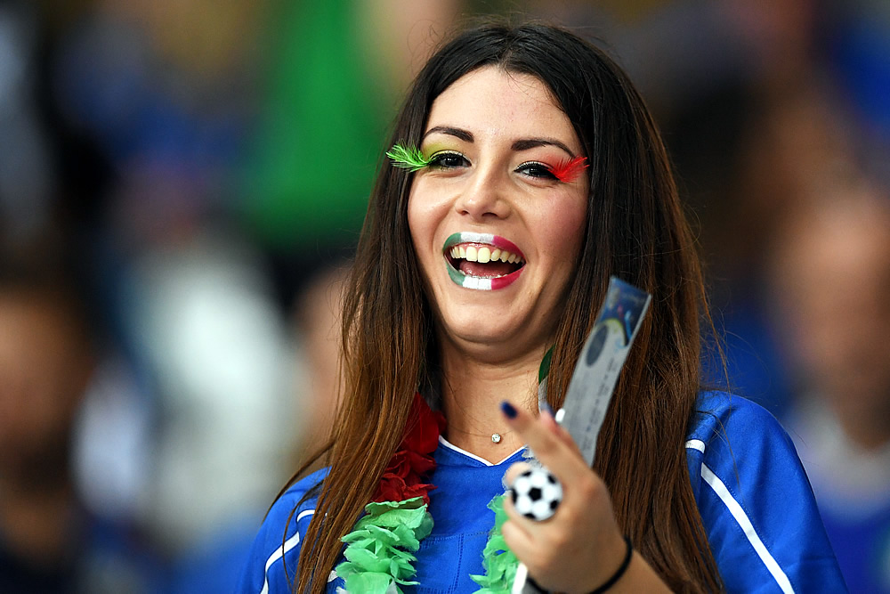 Chicas de la Eurocopa de Francia 2016.