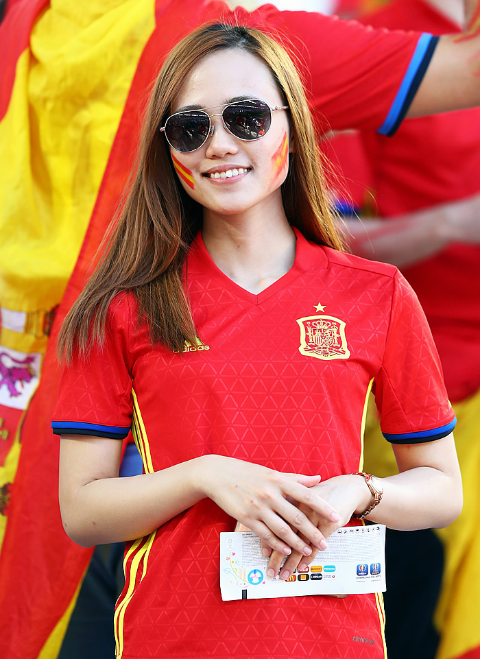 Chicas de la Eurocopa de Francia 2016.