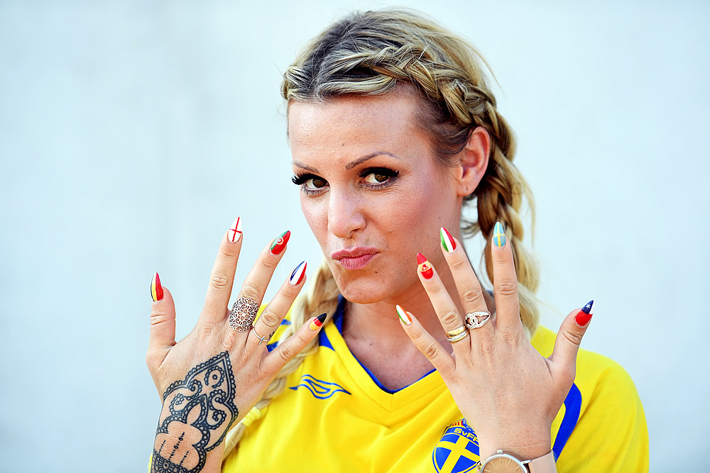 Chicas de la Eurocopa de Francia 2016.