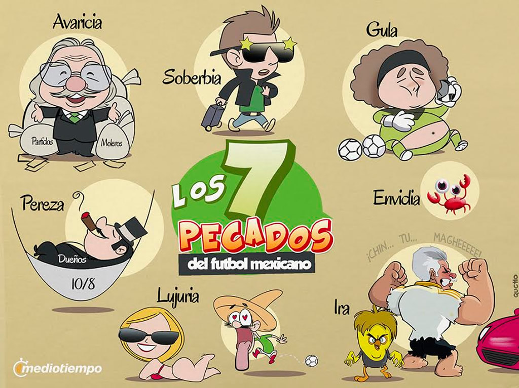 Los 7 pecados capitales
