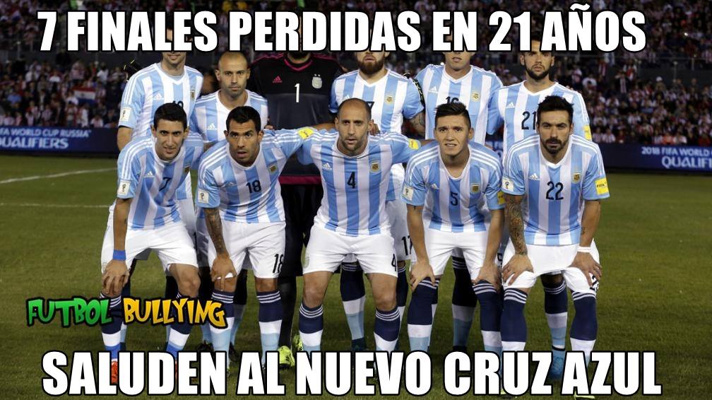 Sin piedad, los memes hacen de las suyas con Lionel Messi y Argentina.