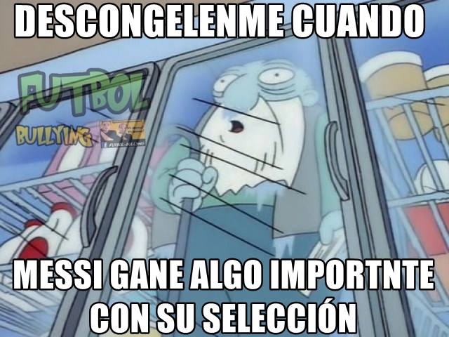Sin piedad, los memes hacen de las suyas con Lionel Messi y Argentina.