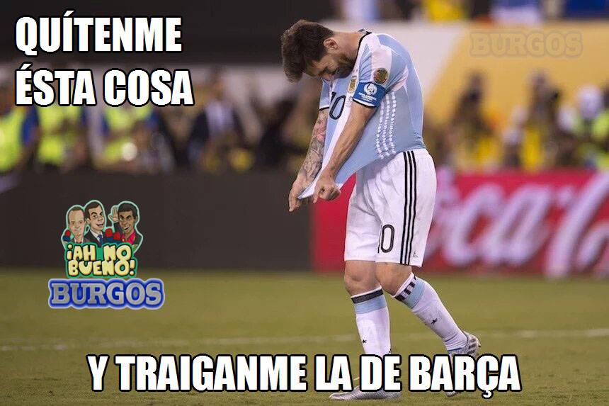 Sin piedad, los memes hacen de las suyas con Lionel Messi y Argentina.