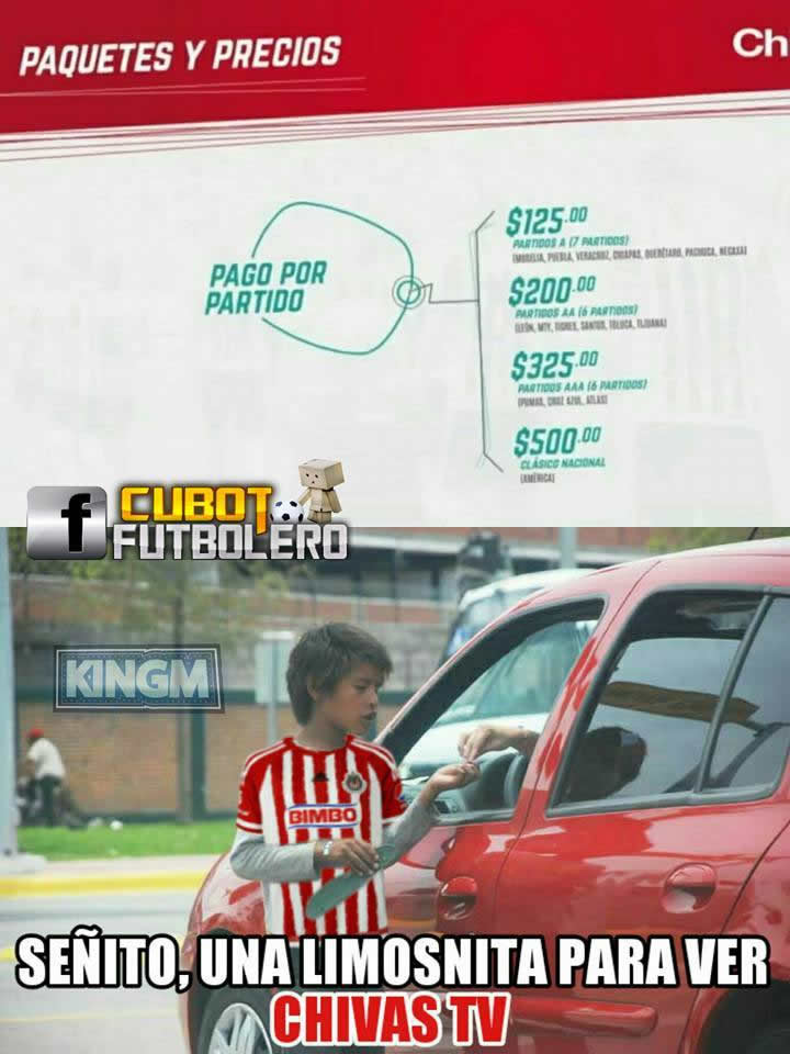 Memes con calidad de Chivas TV