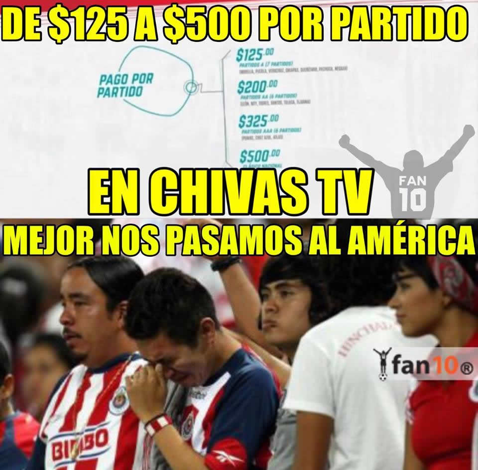 Memes con calidad de Chivas TV
