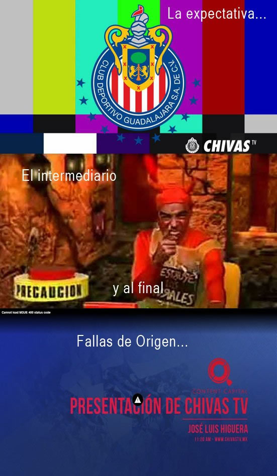 Memes con calidad de Chivas TV