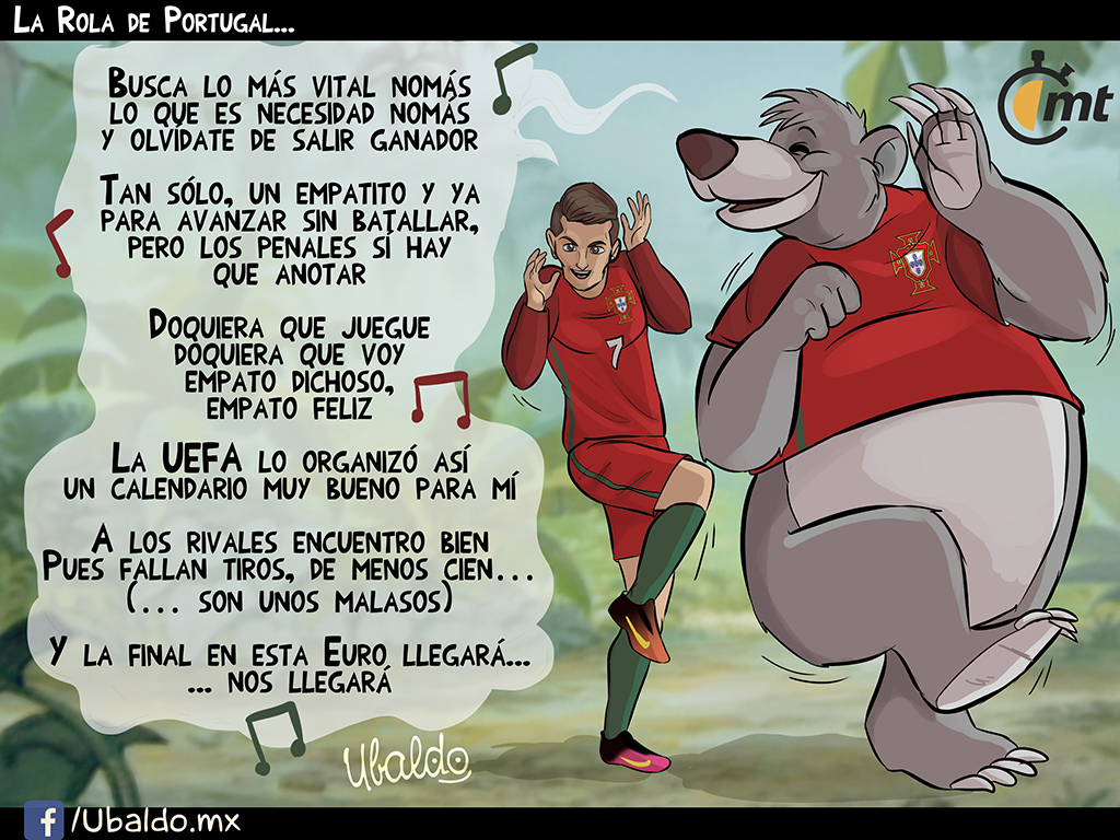 La Rola de Portugal y CR7