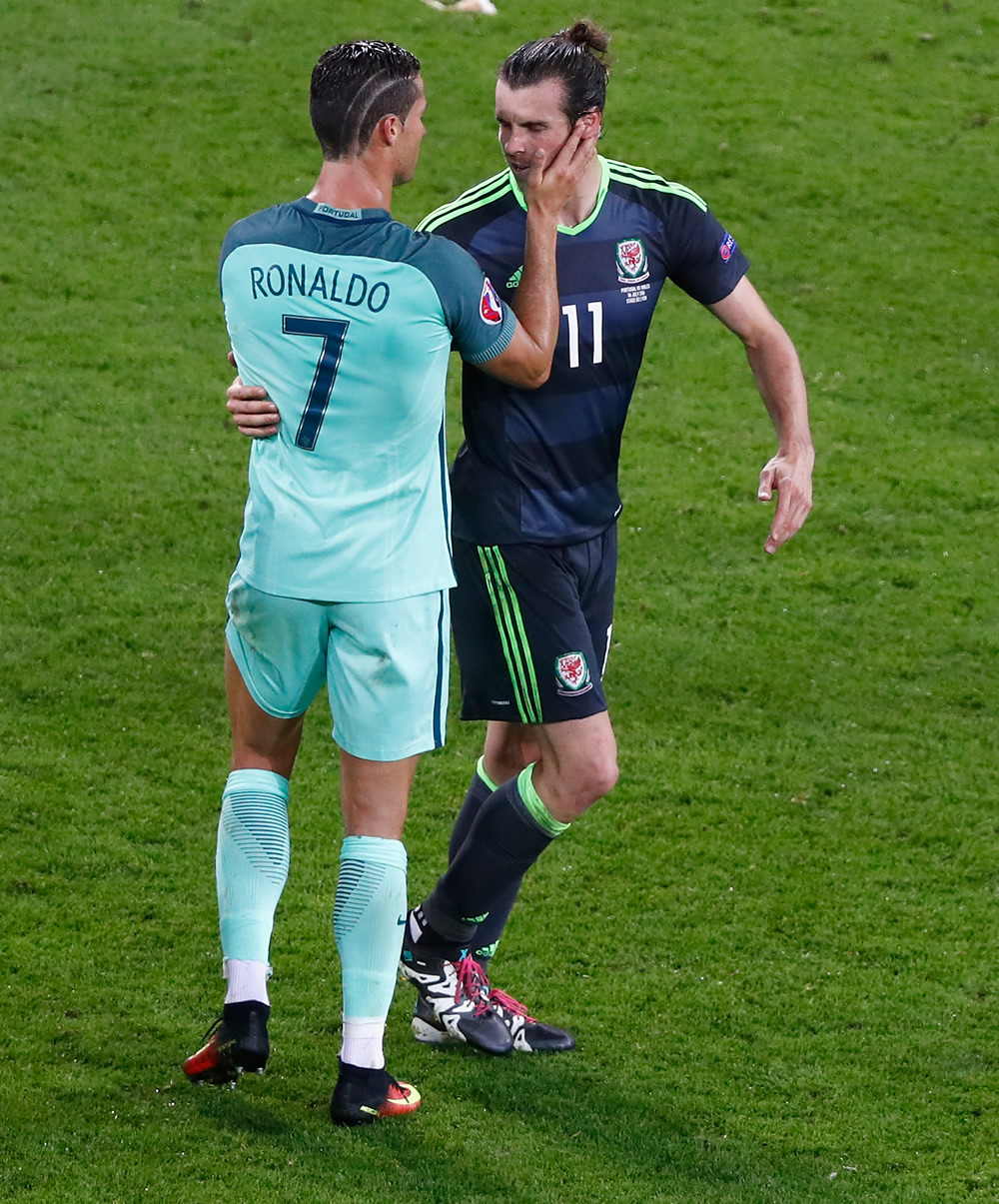 Abrazo merengue en la Euro 2016