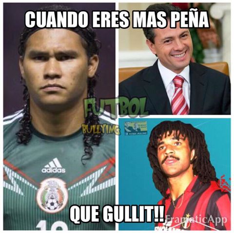 Gullit, víctima de los memes de la J1