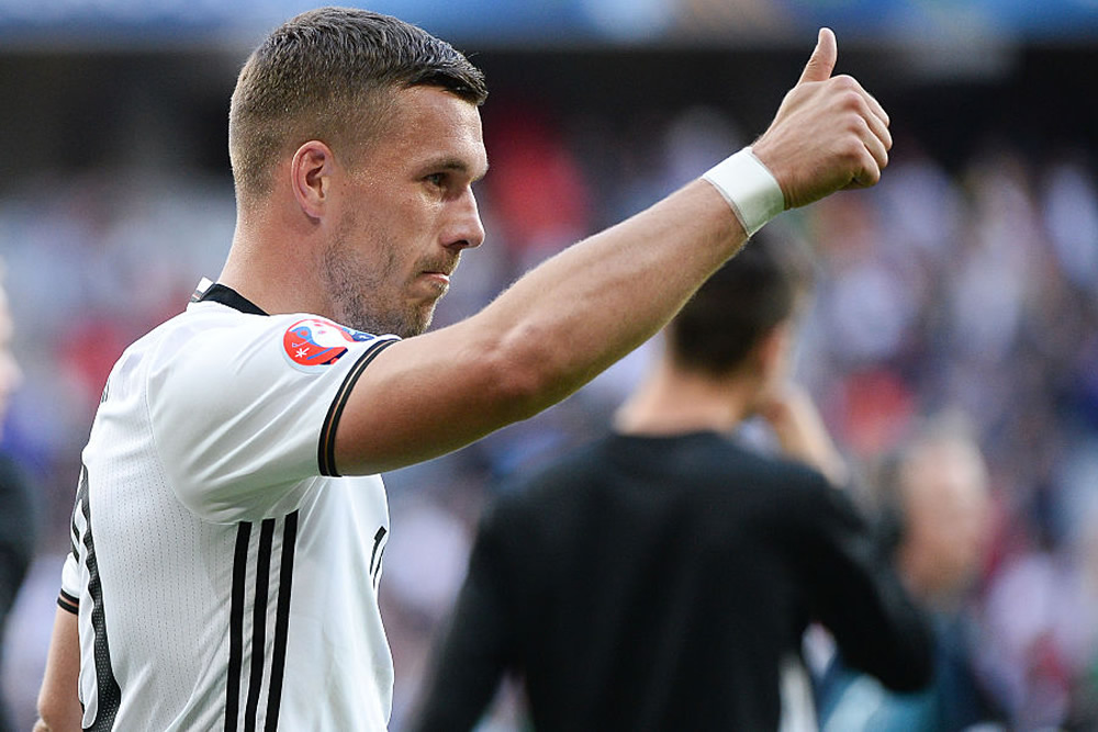 Podolski marcó 49 dianas con la selección alemana. 
