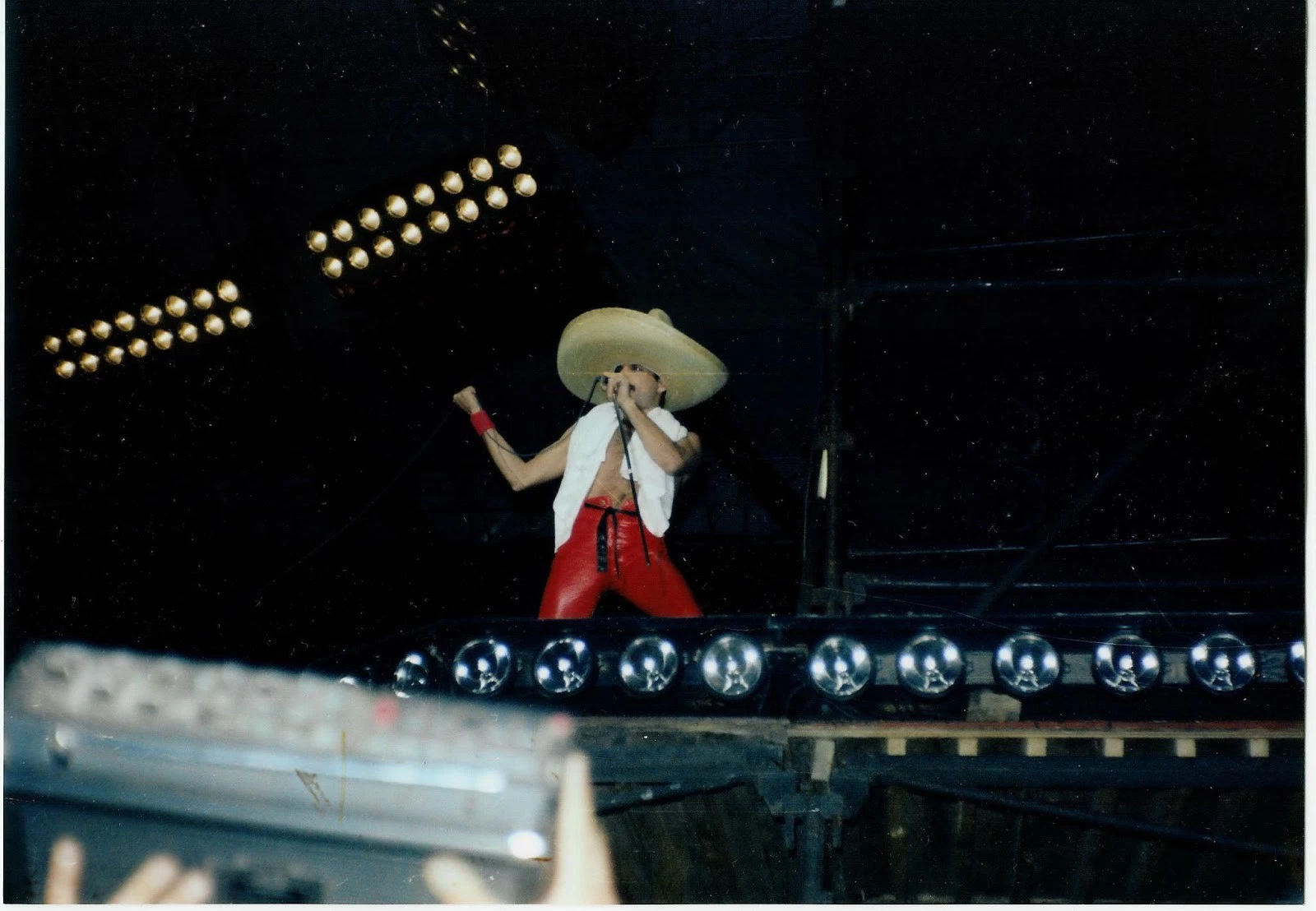 La foto de un fan que asistió al concierto de Puebla en 1981.