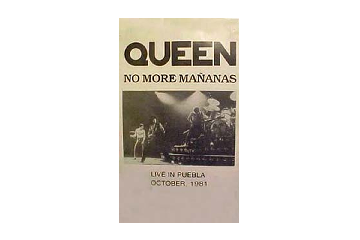 Este era el cartel original para la gira de Queen en México.