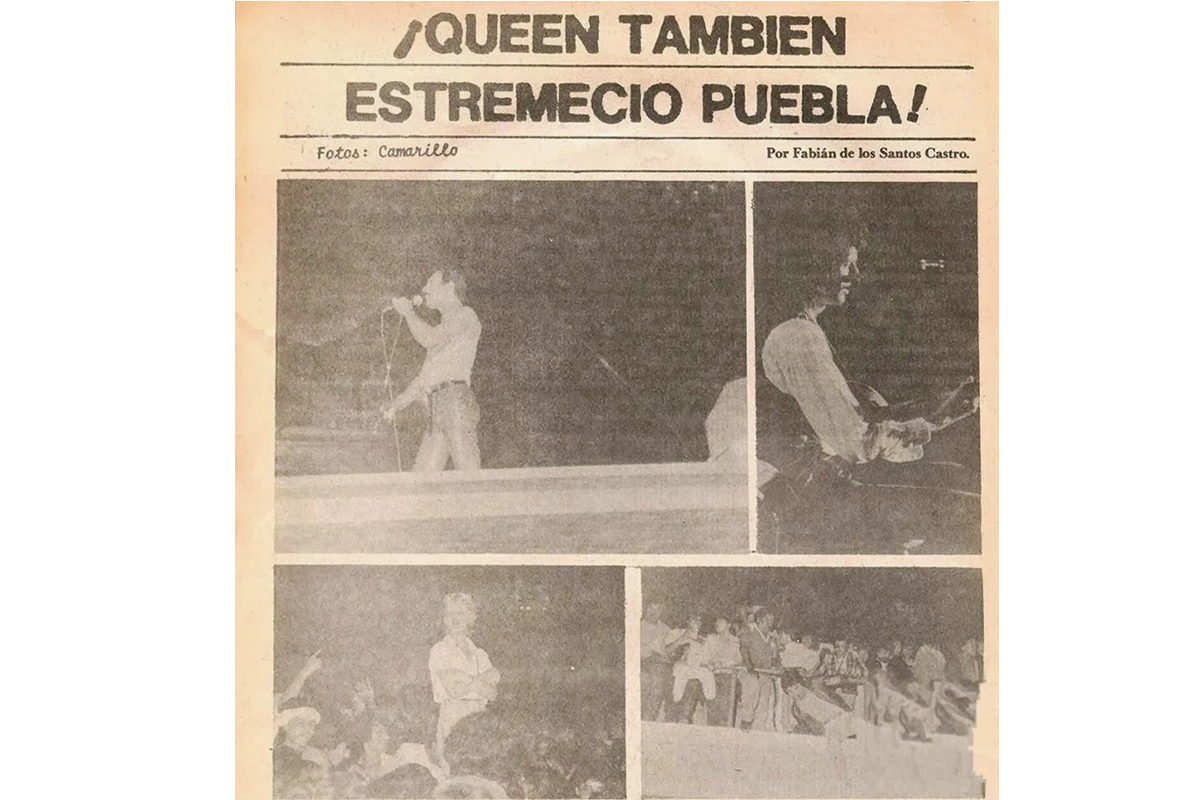 La prensa de Puebla también documento las presentaciones.