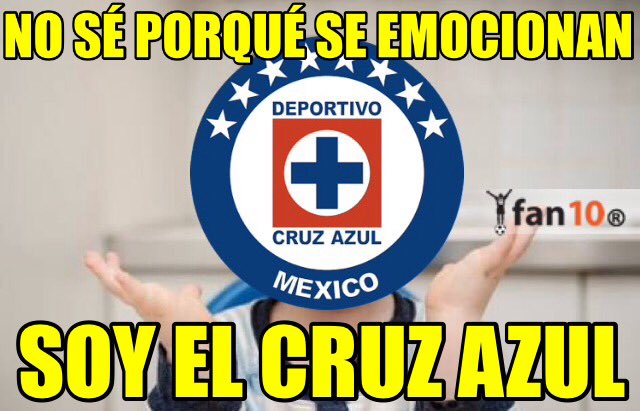 Cruz Azul, el amo de los memes