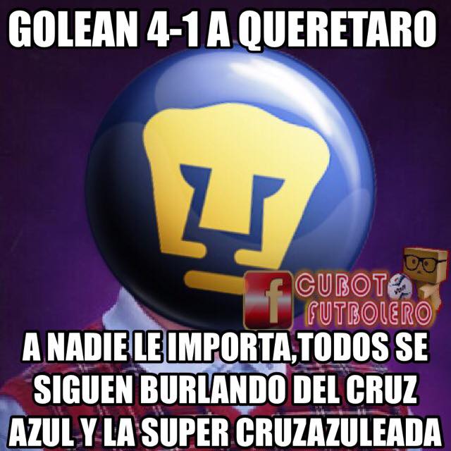 Cruz Azul, el amo de los memes