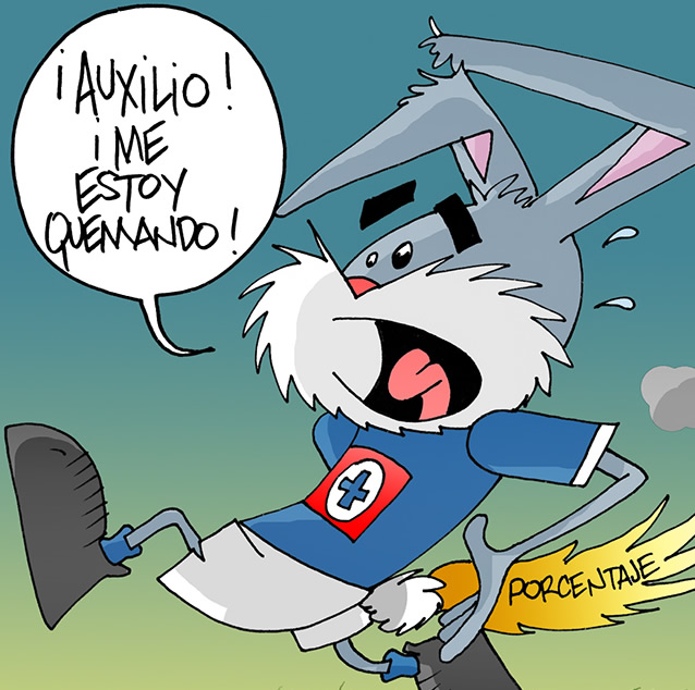 En la quema