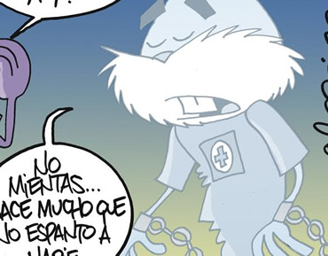 Triste fantasma azul