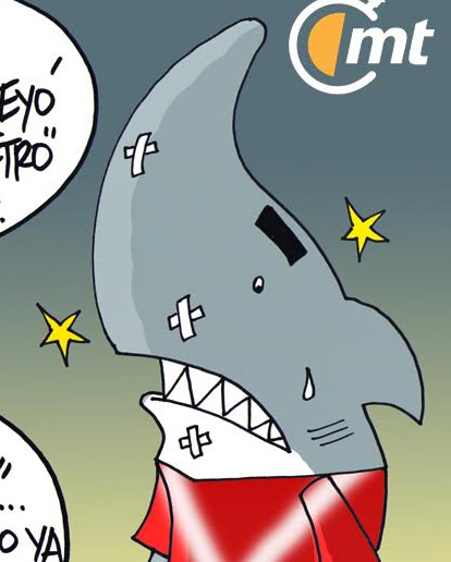 Ni con el "Maetro" el Tiburcio subió de calificación.