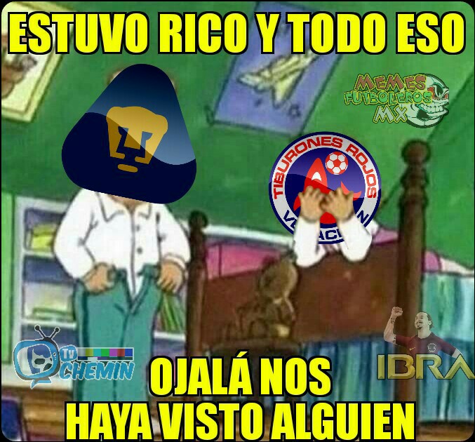 Infaltables e imperdibles, los memes de la J15 del A2016 de la Liga MX.