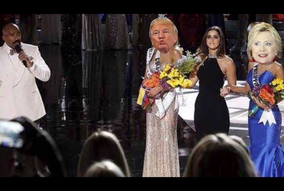 Donald Trump y Hillary Clinton son los ganadores en memes