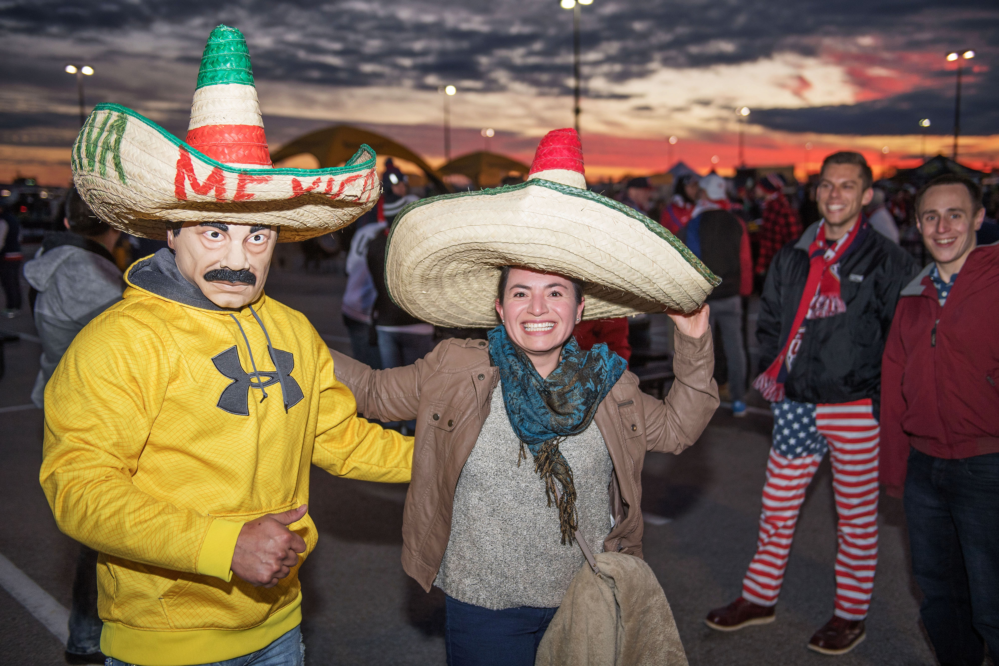 EE.UU. vs. México en imágenes