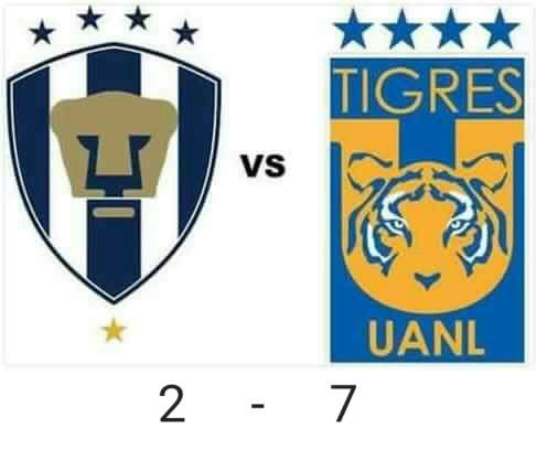 Tigres masacró a Pumas hasta en memes