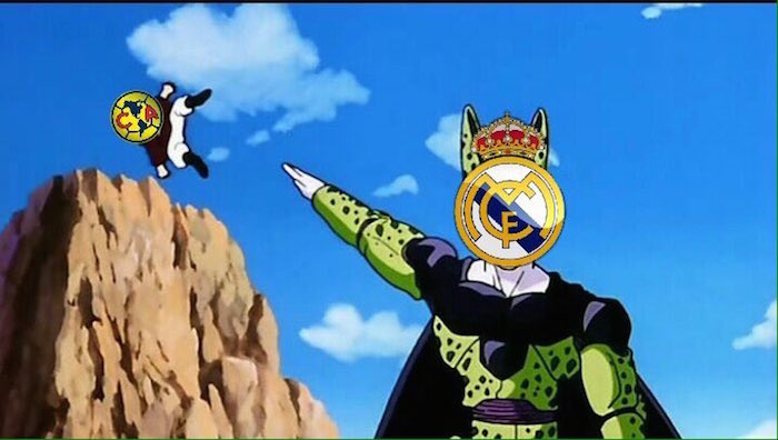 América también le dio pelea al Real Madrid en memes