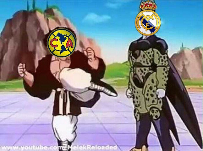América también le dio pelea al Real Madrid en memes