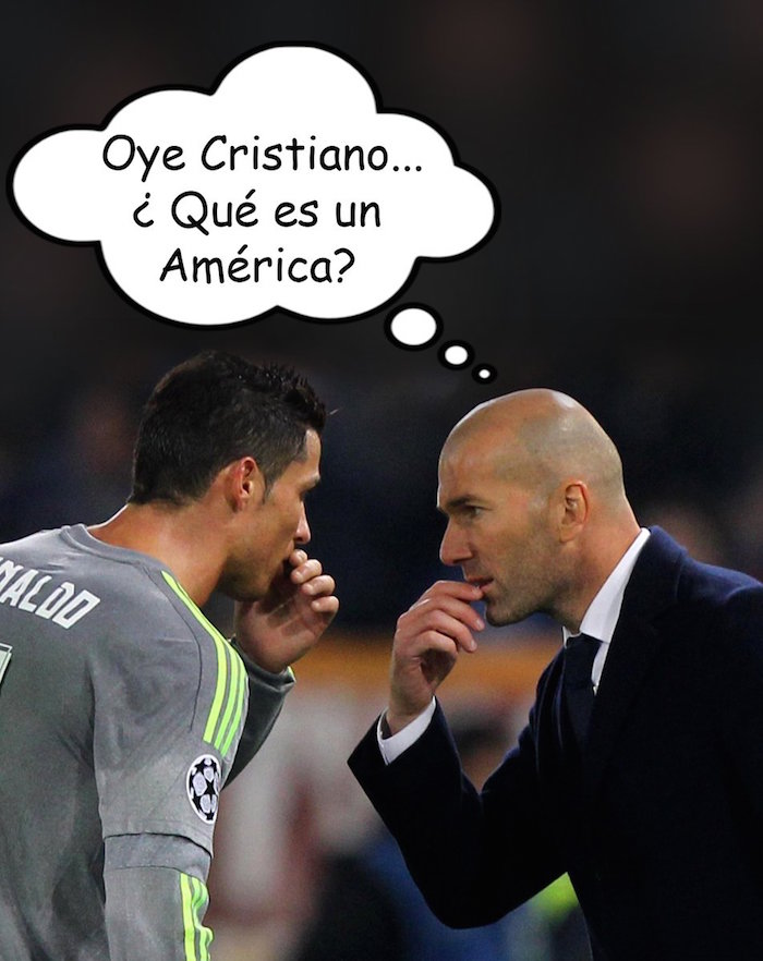 América también le dio pelea al Real Madrid en memes