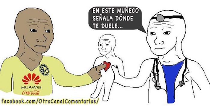 América también le dio pelea al Real Madrid en memes