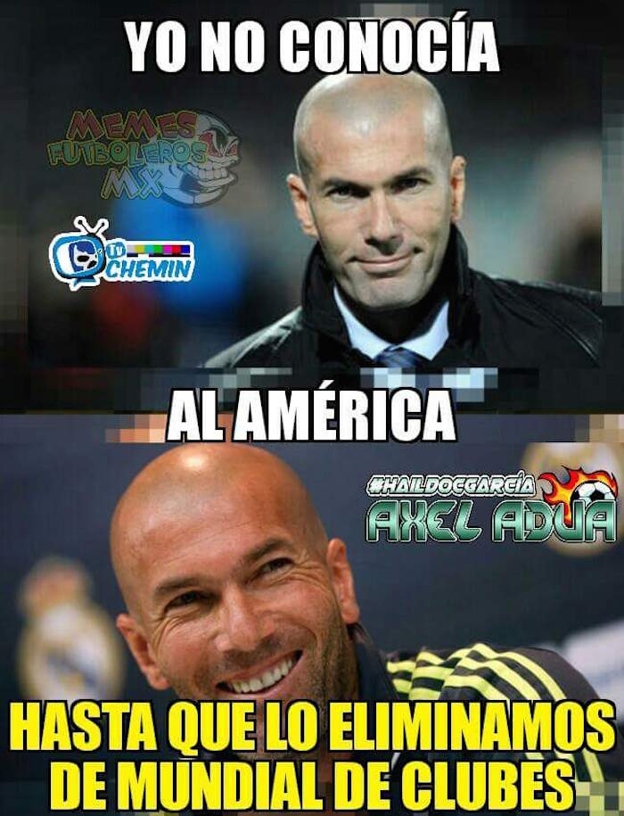 América también le dio pelea al Real Madrid en memes