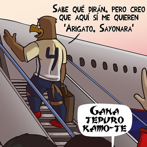 Japón despide al Ame