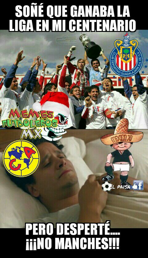 América sí es campeón... en burlas de los memes