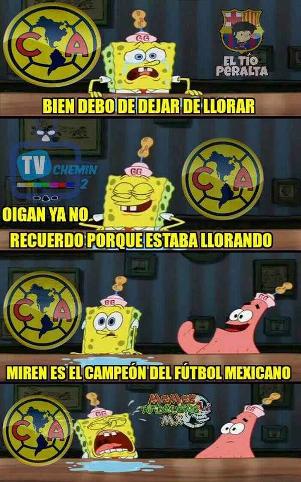 América sí es campeón... en burlas de los memes